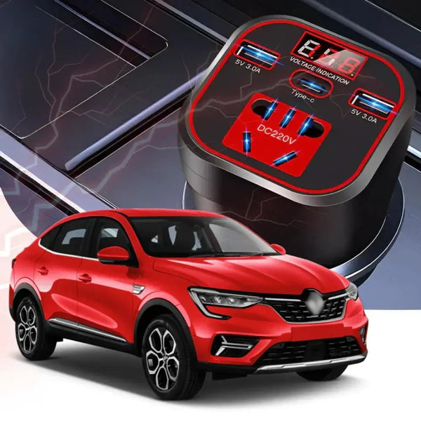 Convertisseur de Puissance Voiture 12V/24V à 220V. - ZINAMI.SHOP