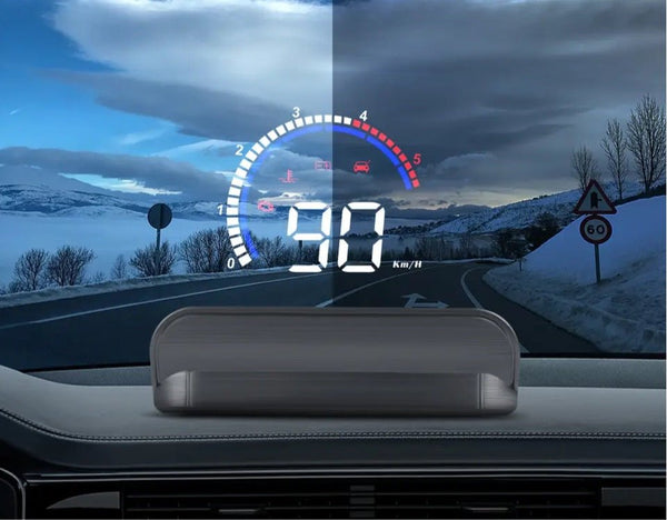 Car Digital Gps Speedometer Head Up Display Overspeed - ZINAMI.SHOP