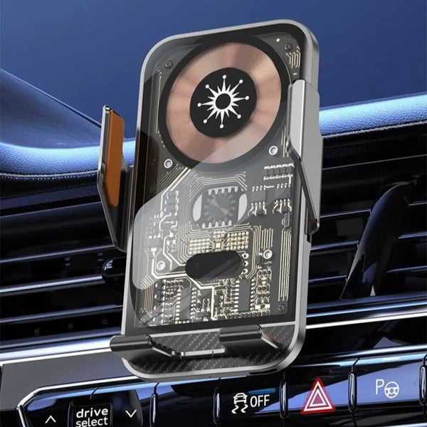 Support de Chargeur Voiture Sans Fil Rotation 360° - ZINAMI.SHOP