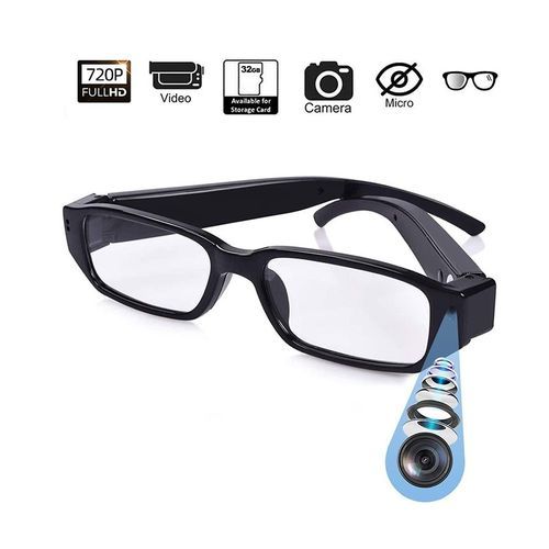 Lunettes de caméra espion FULL HD 1080P V20 (lentille invisible) - ZINAMI.SHOP