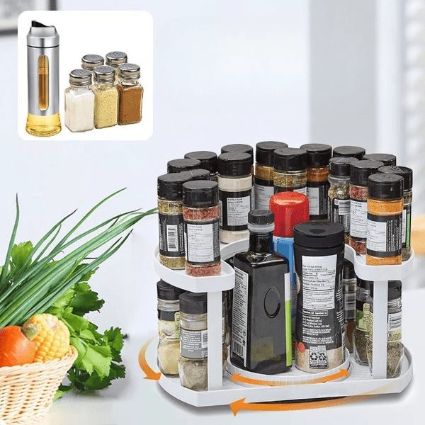 X10 - Support à épices rotatif - ZINAMI.SHOP