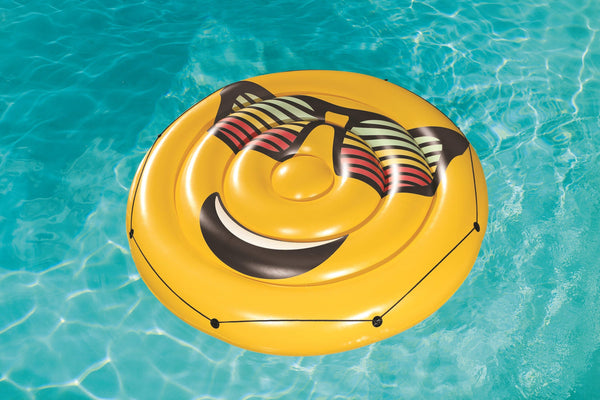 Matelas Géant gonflable pour Piscine (SMILEY) - ZINAMI.SHOP