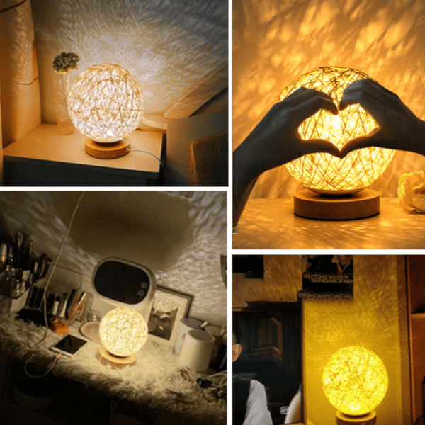 X10 - Boule Ornée lumineuse - ZINAMI.SHOP