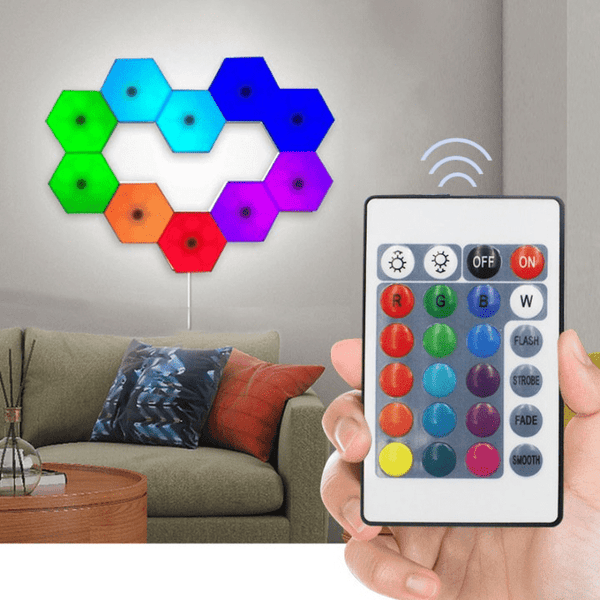 X10 - Lumière Hexagonale Créative - ZINAMI.SHOP
