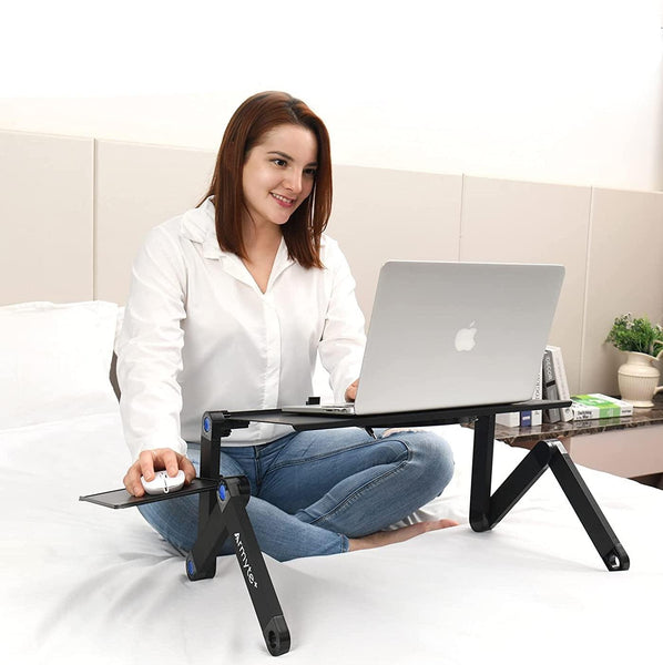 Support Ordinateur : Pliant Multifonctions Ergonomique - ZINAMI.SHOP