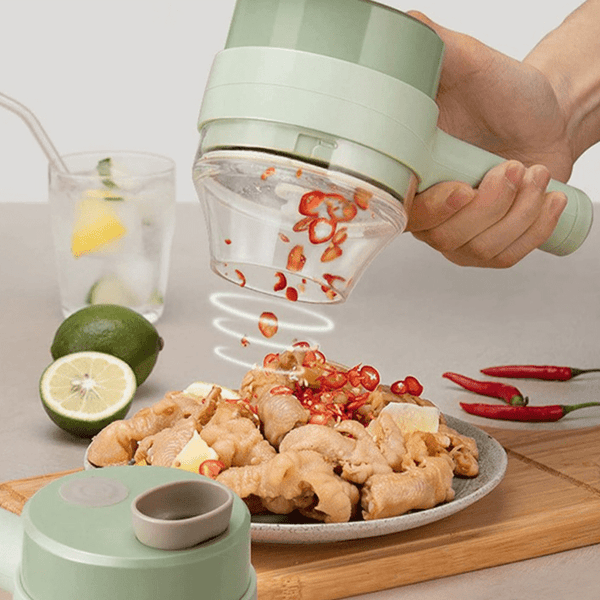 X10 - Coupe - légumes électrique 4 en 1 - ZINAMI.SHOP