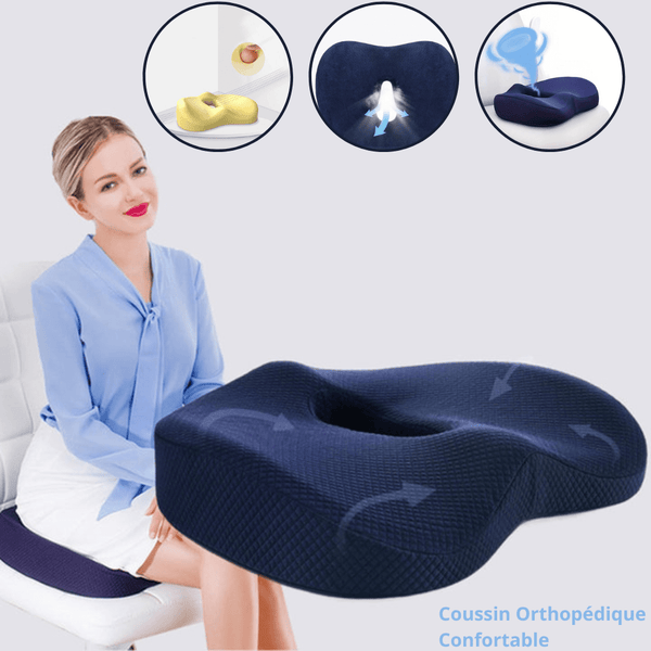 Coussin Orthopédique - Rester assis longtemps sans douleur - ZINAMI.SHOP