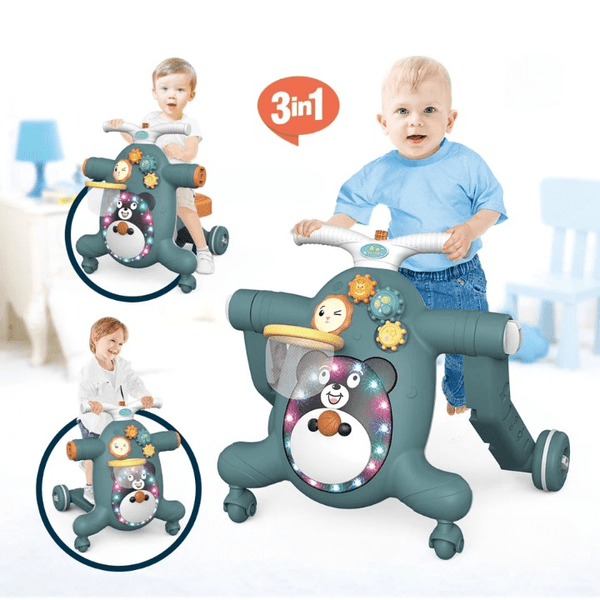 X10 - Trotteur Musical pour bébé 3 en 1 - ZINAMI.SHOP