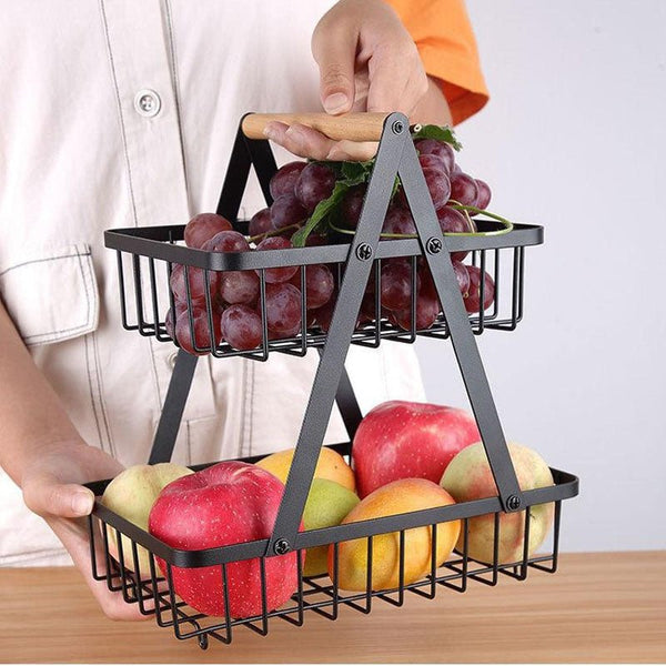 Corbeille de fruits à deux étages - ZINAMI.SHOP