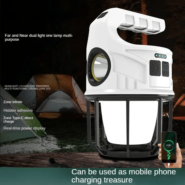 Lampe de poche de charge solaire à LED - ZINAMI.SHOP