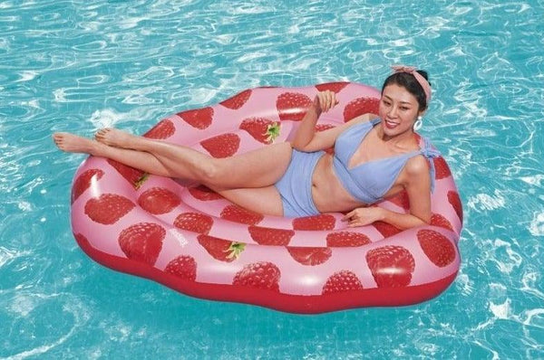 Matelas Géant gonflable pour Piscine (RASPBERRY) - ZINAMI.SHOP