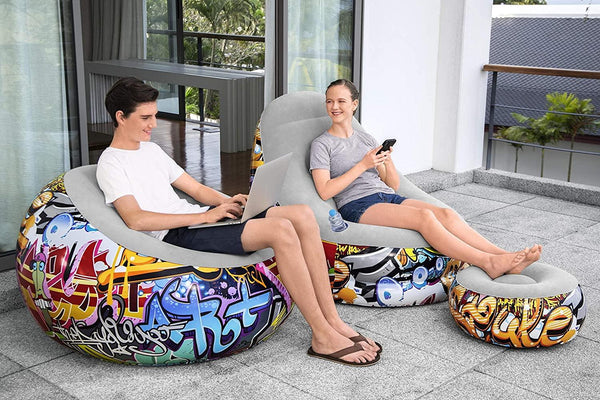 Fauteuil Géant gonflable (GRAFITTI CONFORT CRUISER) - ZINAMI.SHOP